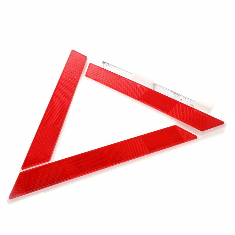Panneau d'avertissement rouge réfléchissant en forme de Triangle, pour voiture et camion, risque d'urgence