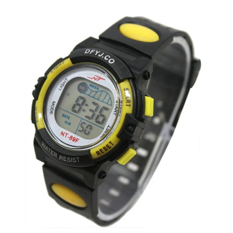 Reloj deportivo Digital LED para niños y niñas, pulsera con alarma y fecha, resistente al agua, regalo