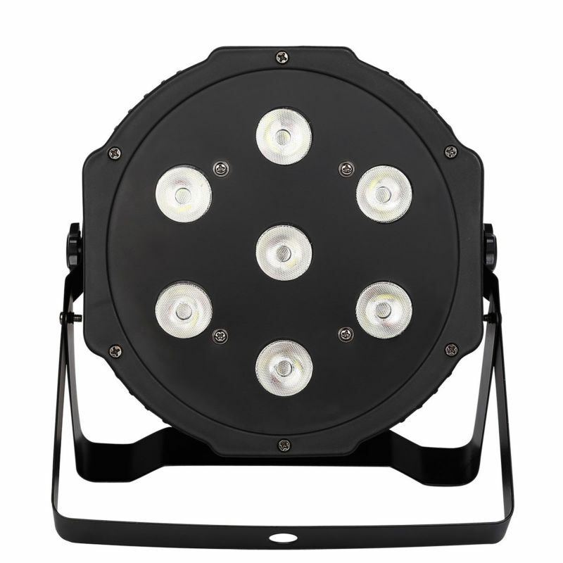 2 個 10 ワットの LED RGBW ステージライト DMX512 照明 Uplighting DJ 洗浄色