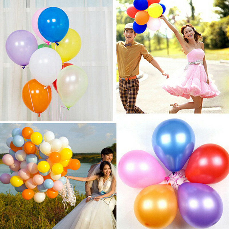 10 pz/lotto 10 pollici 1.5g palloncino in lattice rosa Air Balls decorazione gonfiabile per feste di matrimonio compleanno Kid Party Float Balloon giocattoli per bambini