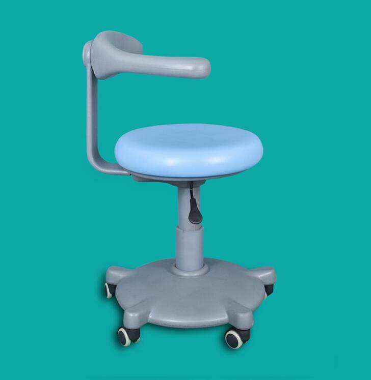 Cadeira portátil dental de altura ajustável, assento para dentista médico, assento móvel, assistente, unidade, dentista, procedimento, braço