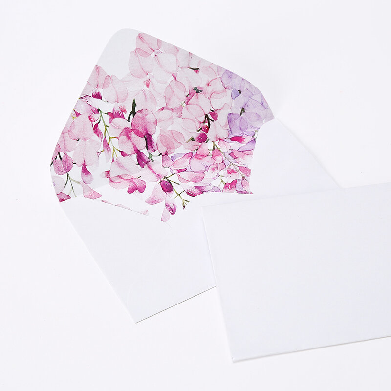 50 pcs/set Cartoon ordinary paper gift Window Envelopes Planting Gradual Color sobres kraft envelopes Size 162*114mm 9 color