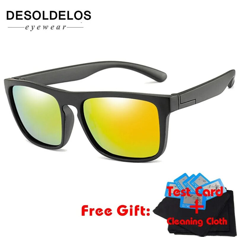 2019 Hot  Kids Polarized Sunglasses Brand Design Boys Girls Square Sun Glasses UV400 Child Shades Eyewear Oculos de sol Gafas