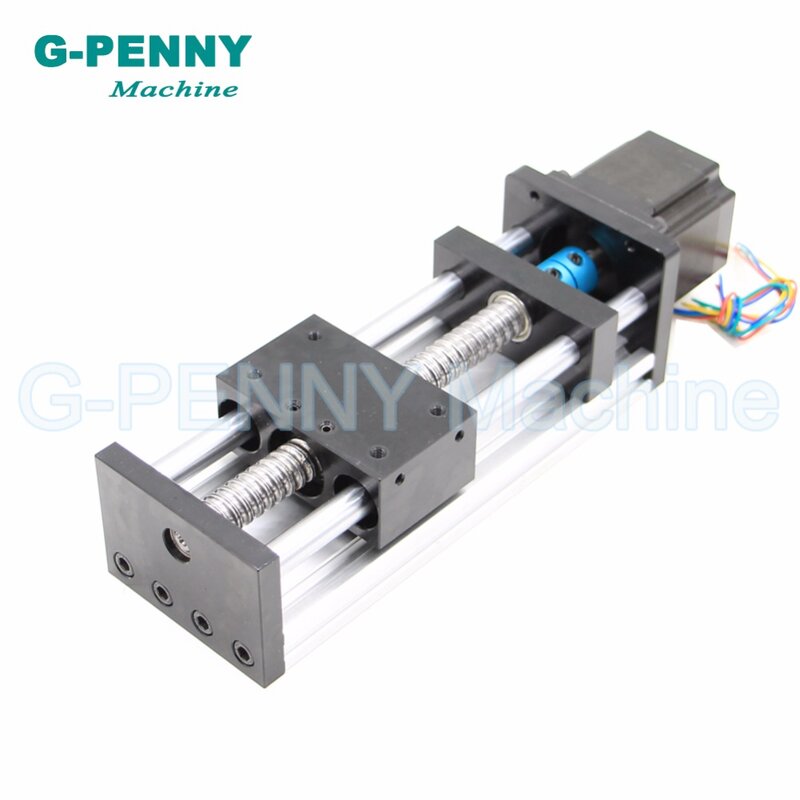 CNC Machine Z Axis Sliding Table Linear Motion Guide Rail with Ball Screw 1204/1605/1610 with NEMA23 Stepper Motor for X Y axis