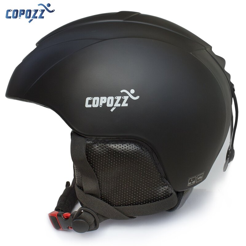 Copozz capacete de ski, capacete integralmente moldado para homens e mulheres, skate, esqui, motocicleta, snowboard