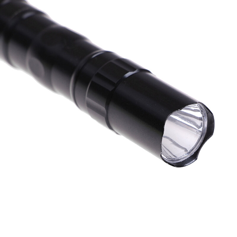 Mini linterna LED de bolsillo impermeable, linterna portátil con batería AA, potente, para caza y Camping, 1 ud.