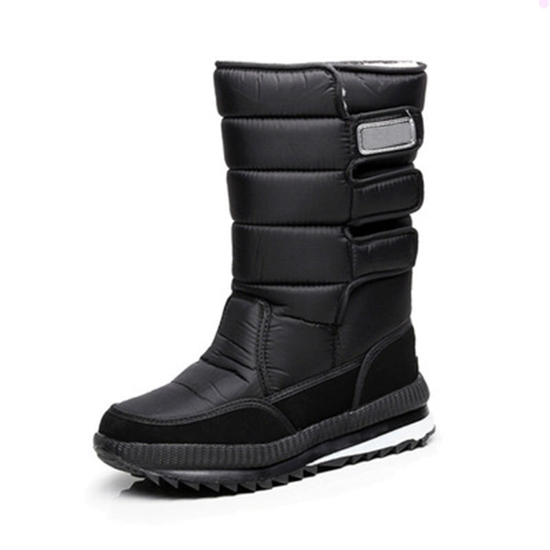 Sepatu Bot Pergelangan Kaki Sepatu Musim Dingin Pria Baru Sepatu Bot Salju Pria Tahan Air Sepatu Bot Bulu Hangat Luar Ruangan Musim Dingin untuk Sepatu Pria Uniseks Ukuran Besar 36-47