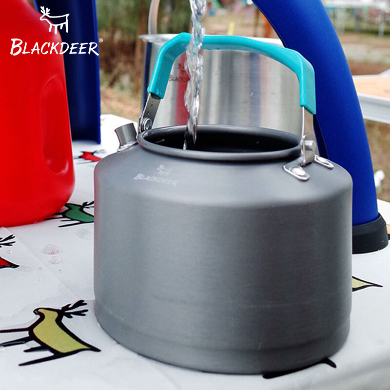 BLACKDEER Camping Wanderung Wasserkocher Geschirr Für Tourismus Outdoor Picknick Wasser Tee Kaffee Topf Tragbare Ultraleicht Alumina Reise Kolben