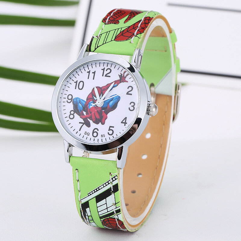 Cartoon śliczne marka skórzany zegarek kwarcowy dla dzieci dla dzieci chłopcy dziewczęta dorywczo mody zegarek na bransolecie zegar Relogio Garoto