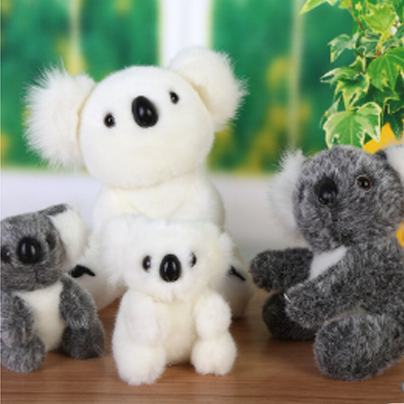 Brinquedo do bebê de pelúcia koala bonito sentado koala brinquedo de pelúcia boneca grande/tamanhos pequenos crianças hobby brinquedos presente natal casa decoração