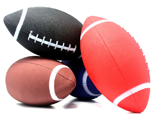 1 stück 6 # American Football Rugby Gummi Weiche Bälle Für Kind Kinder Junge Männer Frauen Sicherheit