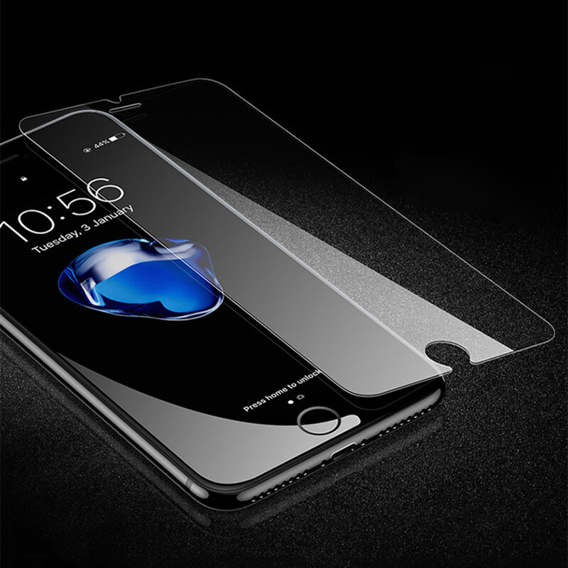 Protección de vidrio en la iPhone4 5S 6 7 8 Plus X Ultra delgado a prueba de explosión de vidrio templado Protector de pantalla para iPhone XR XS.