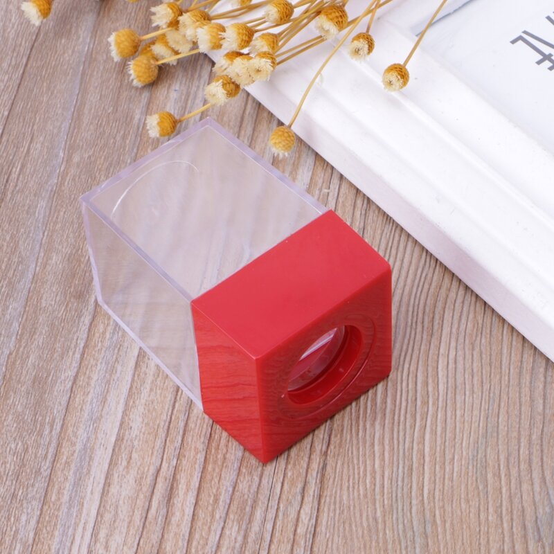 1Pc Magnetic Clip Dispenser Paper Holder Square Box Case Random Color