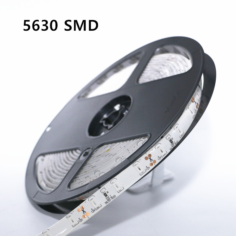 IP65 กันน้ำ LED Strip Light 5630 SMD 0.5/1/2/3/4/5M DC12V 300 LEDs/5 M ยืดหยุ่นสว่างกว่า 3528 5050 Led