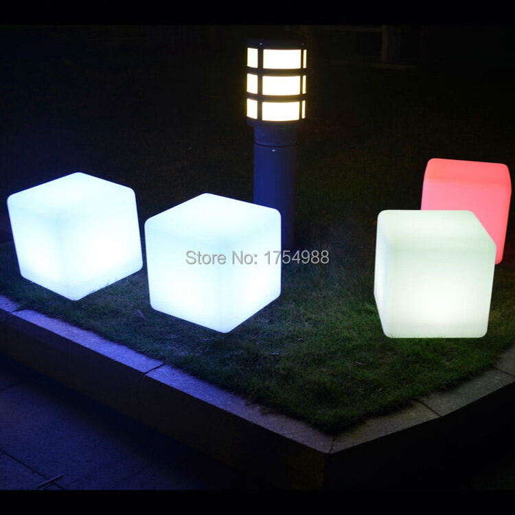 2015 frete grátis Recarregável Led Cube/Led Cadeira Cubo/Led Brilhar Fezes Cubo Led Luminoso Luz Tamborete de Barra cor Mutável