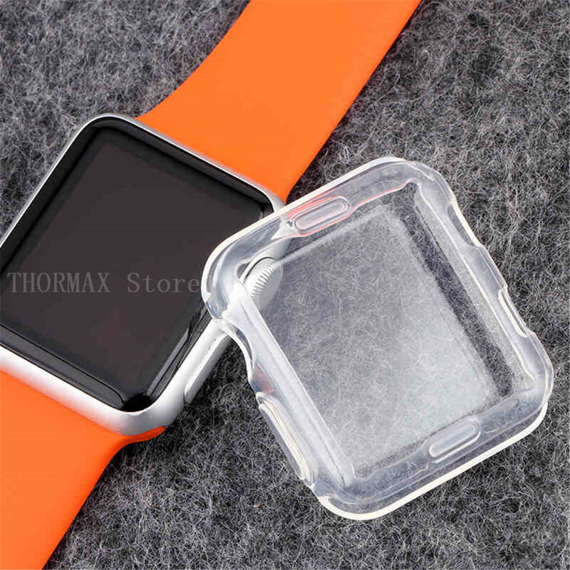 Horloge Cover Case Voor Apple Watch Serie 4 3 2 1 Apple Watch Case 40Mm 44Mm Slim Tpu Soft Clear protector Voor Iwatch 4 42Mm 38Mm