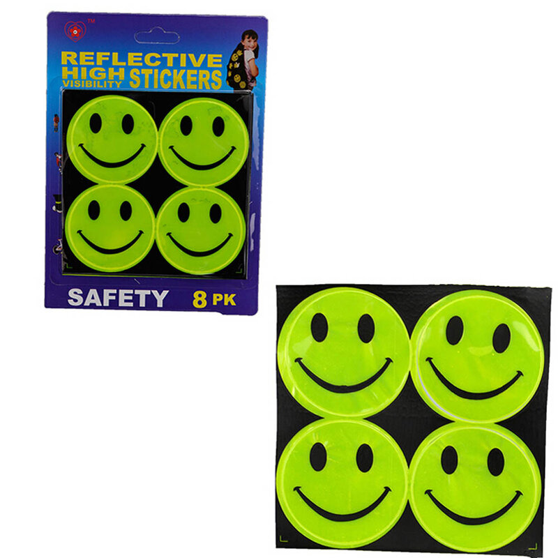 Outdoor Cycling Safe Reflective Stickers Baby Safety Reflector Decal for Bikes Children's school bag safety stickers