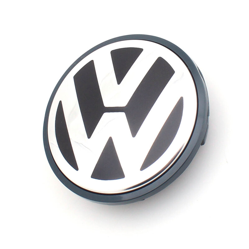 4 unids/set OEM 65mm Casquillo Del Centro de Rueda Logo Tapacubos Emblema de la Insignia para VW Jetta MK5 Golf Passat