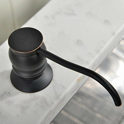 Weiß/Gebürstet Goldene Kitchen Sink Seife Dispenser Arbeitsplatte Flüssigkeit Lotion Gericht hand spender pumpe ersatz ORB
