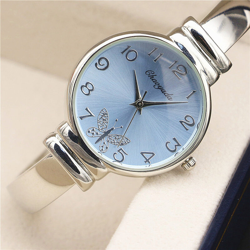 Novos Relógios Moda Feminina Relógio de Senhoras Elegantes Pulseira de Prata Relógio Montre Femme das Mulheres Relógio de Pulso de Quartzo Relojes Mujer 2016