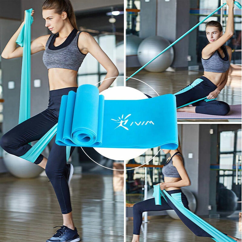 Taśmy oporowe TPE 1.8m Fitness gumka do treningu Pilates joga Expander elastyczna wytrzymałość gumy do ćwiczeń dla Crossfit Gym