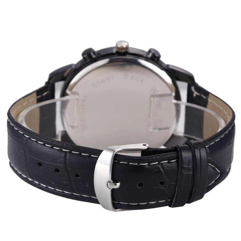2019 beste Verkauf Luxus marke uhr männer Lederband Analog Quarz Sport Armbanduhr Uhr Uhren Relogio Feminino Geschenke QC7