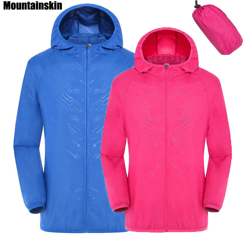 Jaqueta de caminhada montanhismo rw078, casaco de pele impermeável de secagem rápida para homens e mulheres com proteção solar uv para esportes ao ar livre e pesca