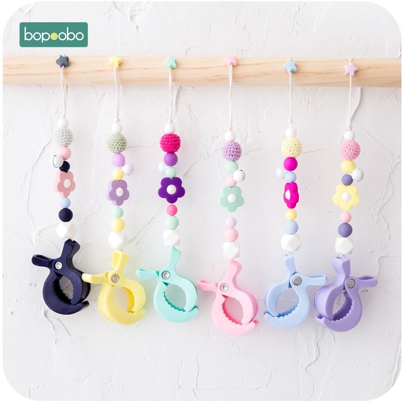 Bopoobo – accessoires de gymnastique pour bébé, siège de voiture en menthe, lampe jouet, poussette, crochets à crochet, couverture, Clips, anneau de dentition, cadeau, 1 pièce