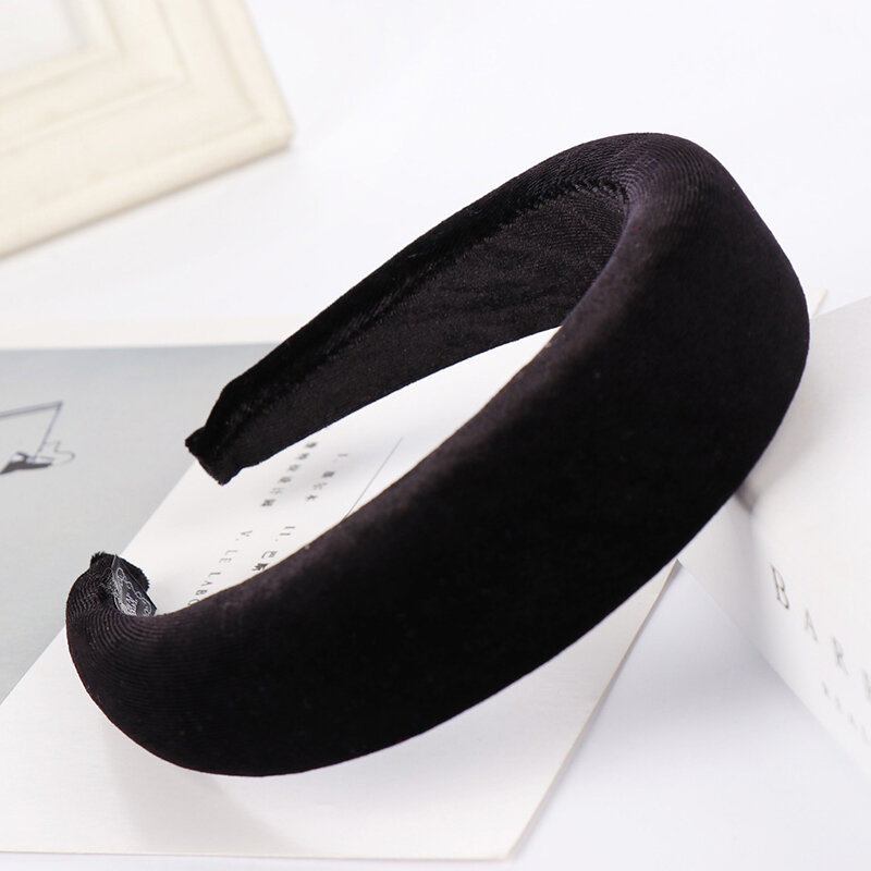XIYANIKE 2019 mujeres de terciopelo de alta calidad diademas para el cabello accesorios banda de pelo de moda sombreros de la banda de envío de la gota