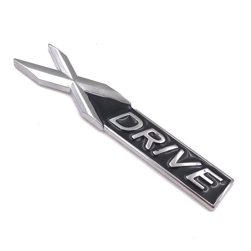 1PCS 3D Chrome Metal XDRIVE X DRIVE Emblem Logo Sticker Badge Decal Car Styling for BMW X1 X3 X5 X6 E39 E36 E53 E60 E90 F10 E46