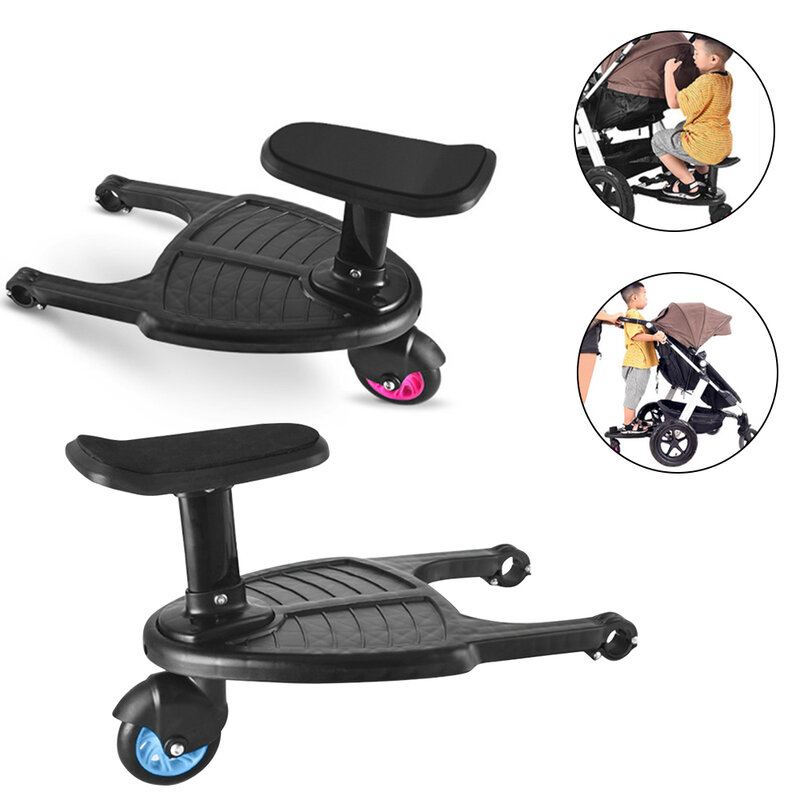 Аксессуары для детской коляски Twins, скутер, стоячая пластина, сидение, коляска, дополнительный адаптер для педалей