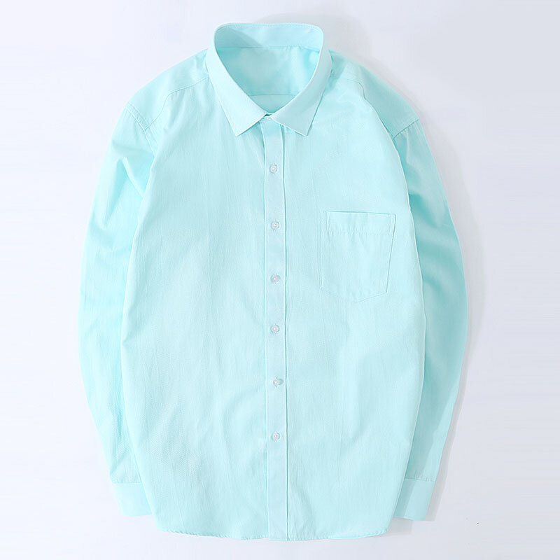 MFERLIER-camisas sueltas para hombre, camisas de talla grande, 11 colores, para primavera y otoño, 5XL, 6XL, 7XL, 8XL, 9XL, 10XL, 150cm