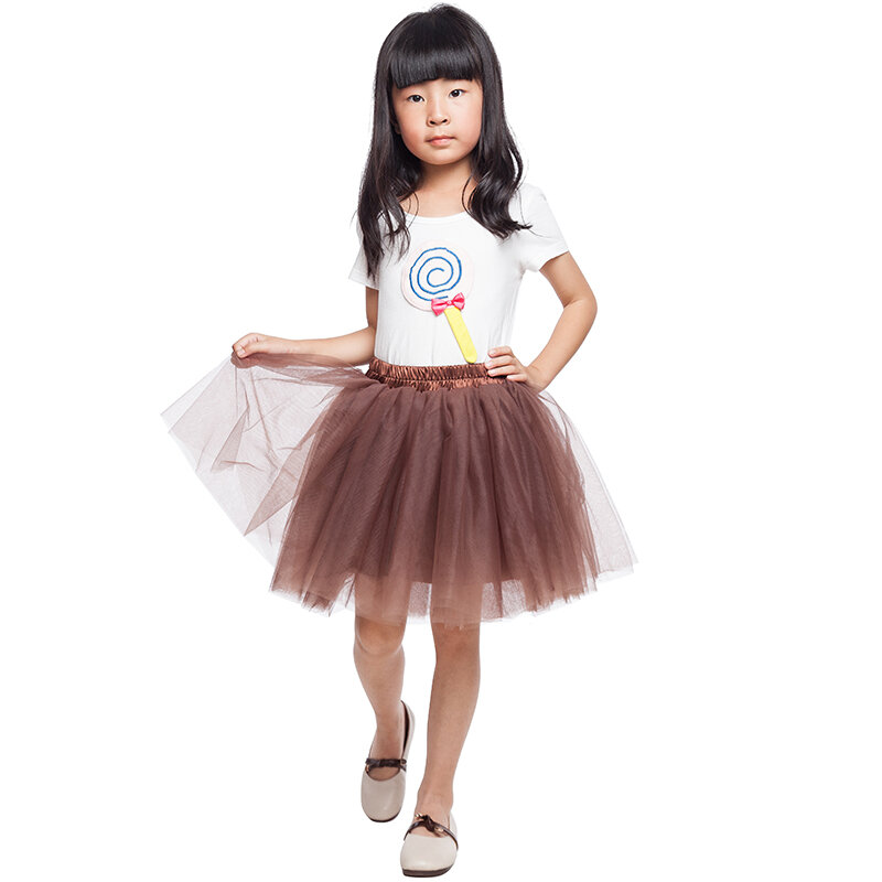 Faldas de tutú personalizadas para niñas, faldas de tul de princesa para niños, vestido de baile encantador, ropa para niños
