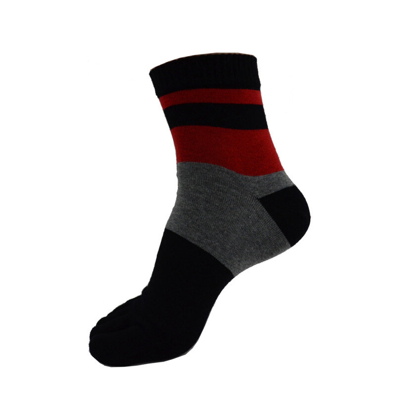 3 пар/лот; Новинка; мужские повседневные удобные дышащие хлопковые носки с пятью пальцами; мягкие носки; masculinas meias