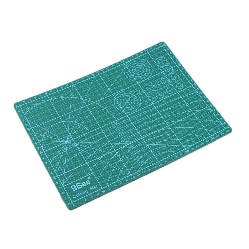 Pvc長方形カッティングマット,自己修復,a4クラフトツール,ダークグリーン,30cm x 22cm