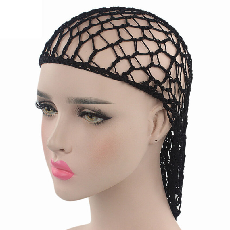 Новое поступление, Женская сетка для волос из мягкого искусственного шелка, вязаная сетка для волос, аксессуары для волос