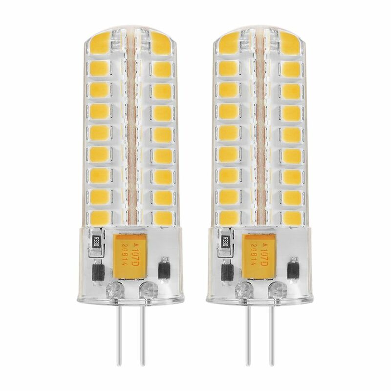 Brand New 2x6.5W G4 lampadine a LED 72 2835 SMD LED 50W lampadine alogene equivalente 320lm dimmerabile bianco caldo 3000K 360 gradi fascio Angl