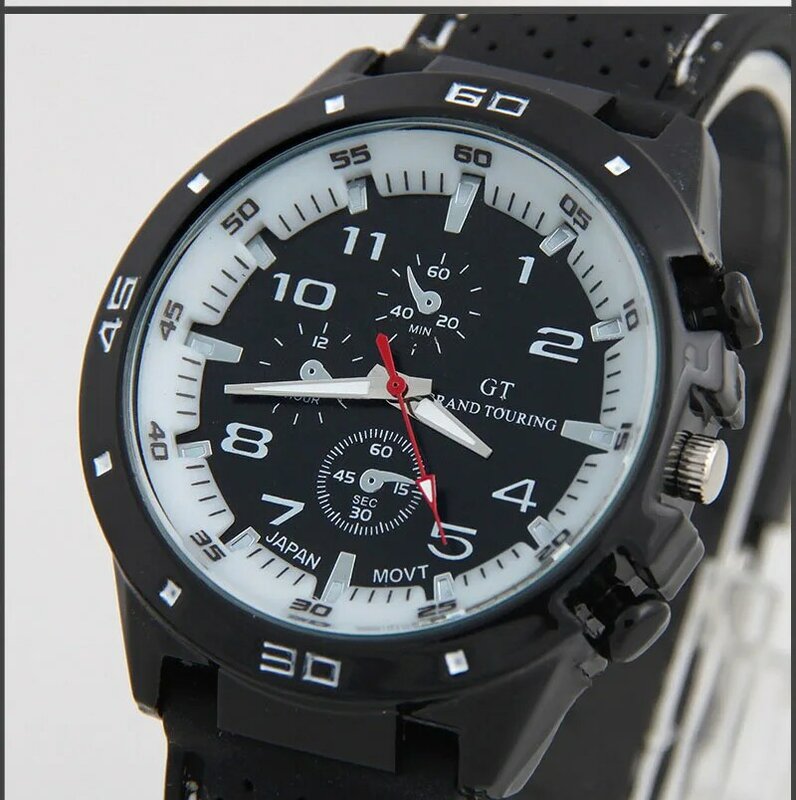 高級ブランドのファッションブレスレット軍事クォーツ時計メンズ · レディーススポーツ腕時計腕時計時計時間男性レロジオのmasculino
