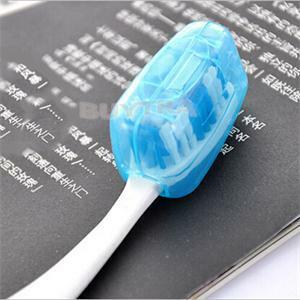 5pcポータブル旅行歯ブラシヘッド歯ブラシケース保護キャップ健康式抗菌歯ブラシプロテクター
