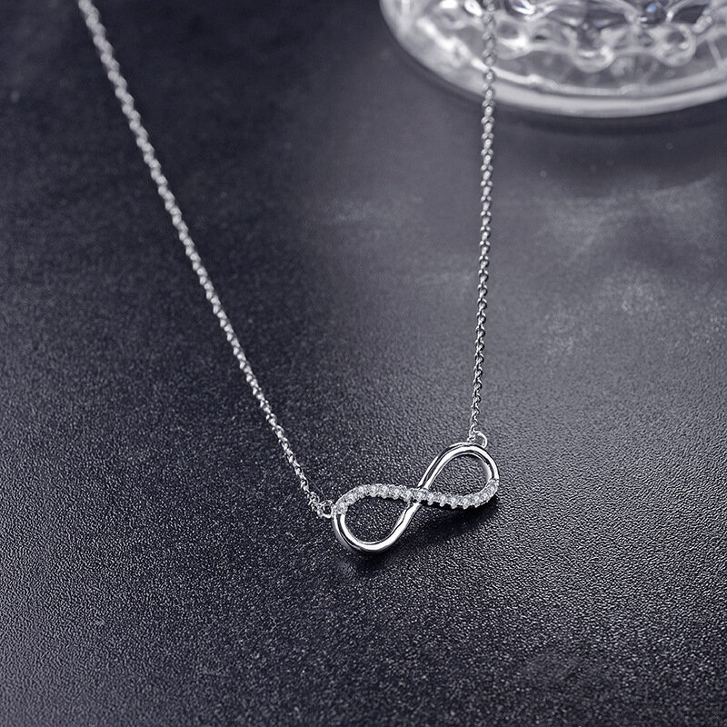 Sodrov Silver Necklace Infinity Necklace Silver 925 Necklace For Women Infinity Jewelry Necklace 925 silver pendants woman