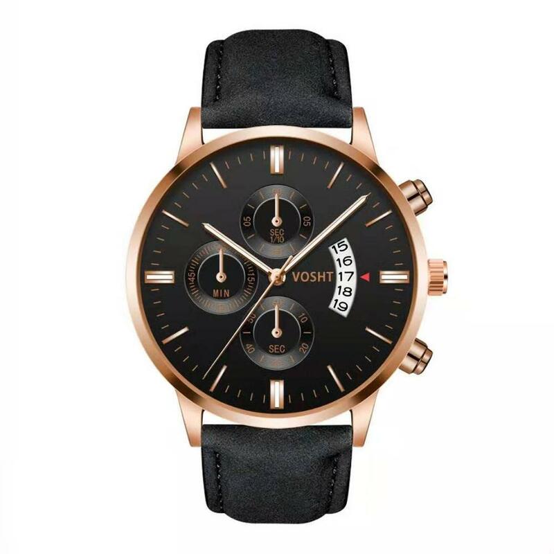 2019 Relogio Masculino zegarki mężczyźni moda sportowa koperta ze stali nierdzewnej skórzany pasek zegarka zegarek biznesowy kwarcowy Reloj Hombre