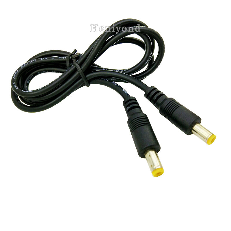 2PCS 5.5 x 2.1mm Male DC Power Plug Connector CCTV PSU Pigtail Cable Jack 12V