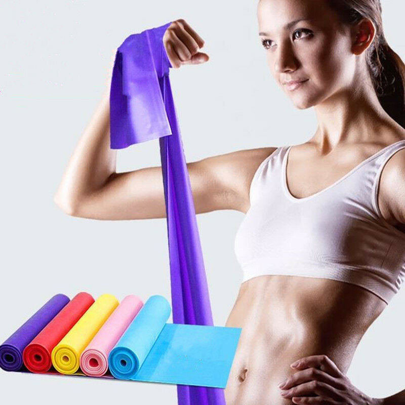 Bandas de resistencia para ejercicio físico banda elástica de goma para Yoga de 150Cm -180CM, banda de bucle para resistencia aros de goma para gimnasio Trainin