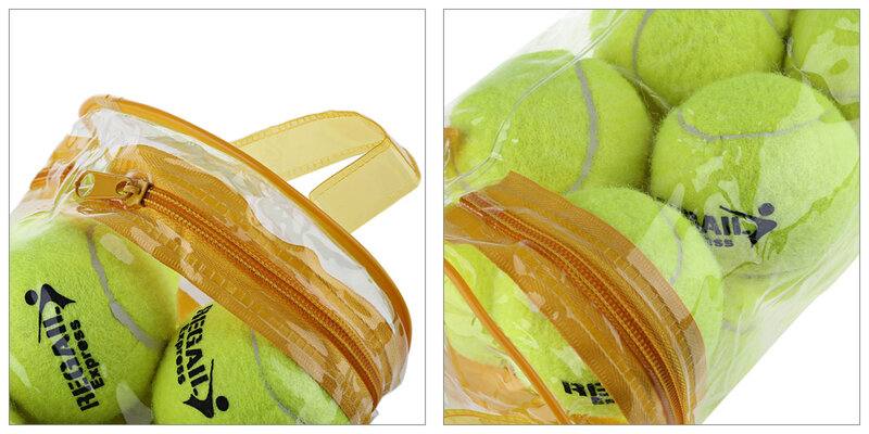 12 pcs/Lot balle de Tennis d'élasticité de haute qualité pour l'entraînement Sport balles de Tennis en laine en caoutchouc pour la pratique du tennis avec sac gratuit
