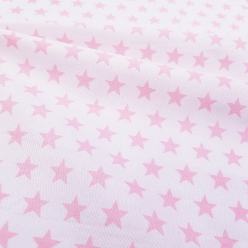 Cotton Twill Fabric Pink Cute Printed Patchwork Cloth DIY Sewing Quilted Dormitory Sheets Clothing Designed For Babies & Child