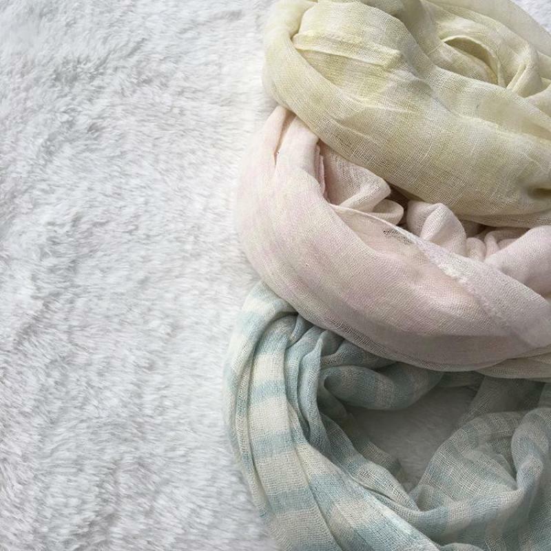 W stylu Unisex wiosna lato jesień zima szalik bawełny i lnu jednolity kolor długie szale damskie szal moda mężczyźni szalik