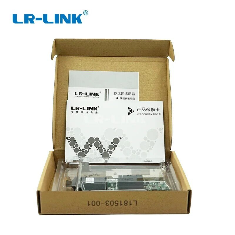 PCI-E – carte réseau optique pci-express, LR-LINK mo, Intel 1000 Nic, Gigabit Ethernet, adaptateur pour serveur de bureau, Lan, 82576