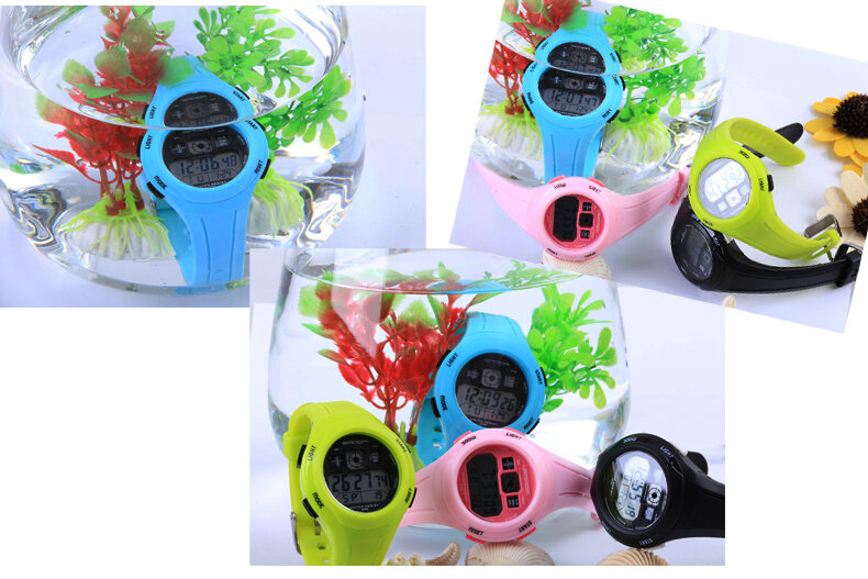 Marka sanda dzieci zegarki LED cyfrowe wielofunkcyjne zegarki wodoodporne boisko sportowe zegarki dla dzieci chłopiec dziewczyny #331