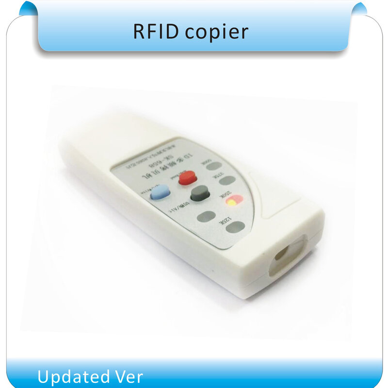 4 tipos freqüência RFID Copiadora/Duplicador/Cloner ID reader & writer + 10 pcs regraváveis keyfobs