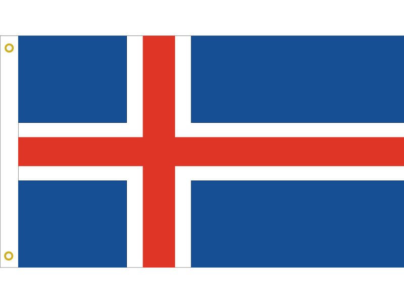 Iceland Quốc Gia cờ và Biểu Ngữ 90x150 cm Bay Biểu Ngữ 3x5 Feet Cho world cup Trang Trí Nội Thất biểu ngữ